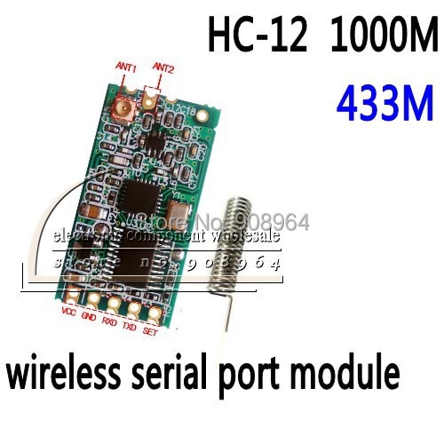 433 mhz HC-12 si4463   Ʈ rf  HC-12 (1000 m) ũ Ʈѷ 
